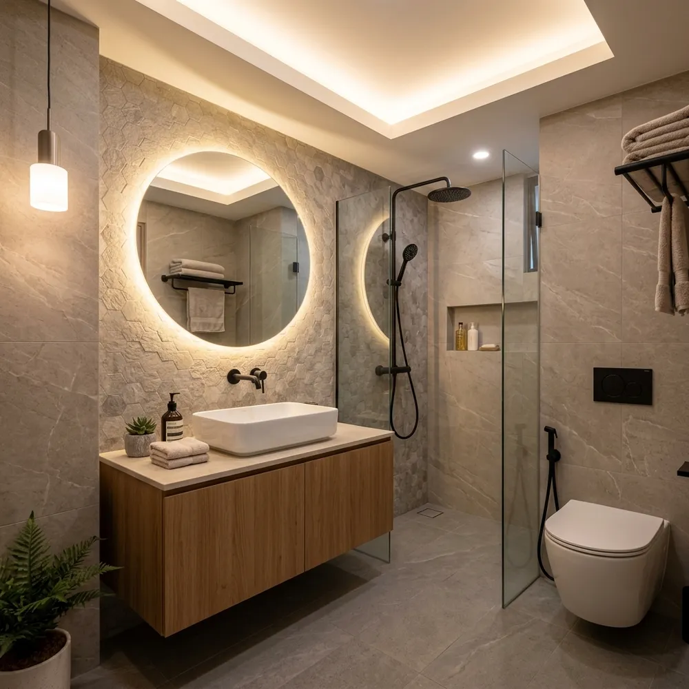 Kitchen + 2 Toilets