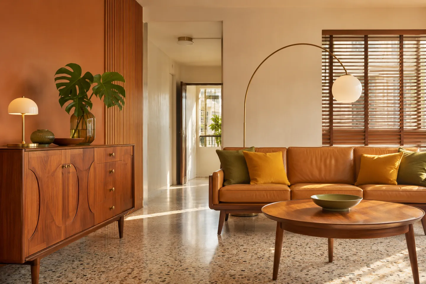 Mid-Century Modern interior design — illustrative style reference