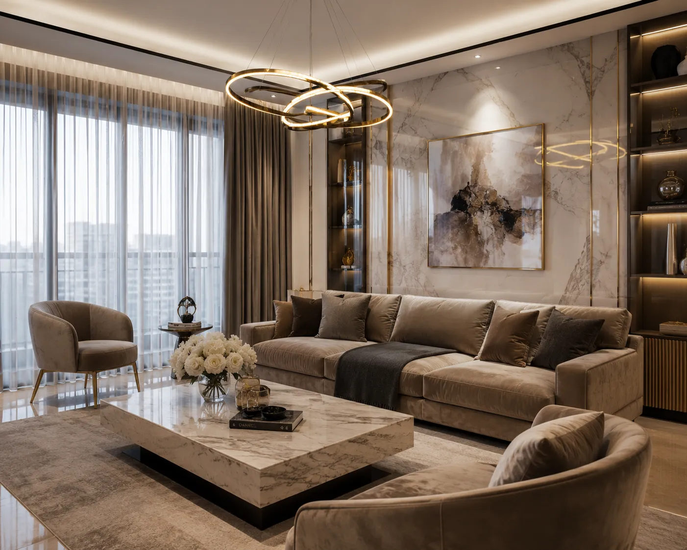 Modern Luxury interior design — illustrative style reference