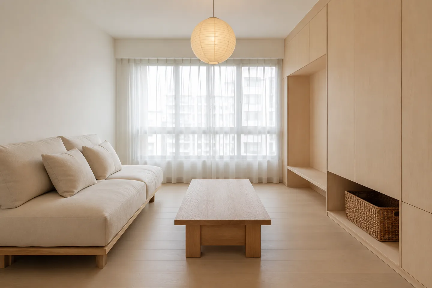 Muji-Style interior design — illustrative style reference