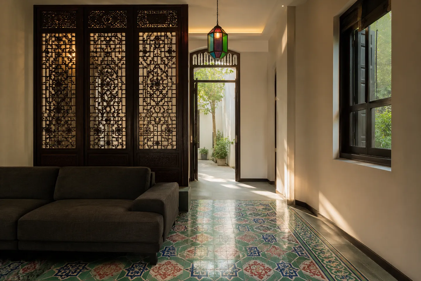 Peranakan / Heritage Modern interior design — illustrative style reference